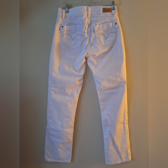 Levi's 529 Style Curvy Straight White Denim Jeans Pants 29x32 Clean EUC 🕵️♀️ - Picture 7 of 7
